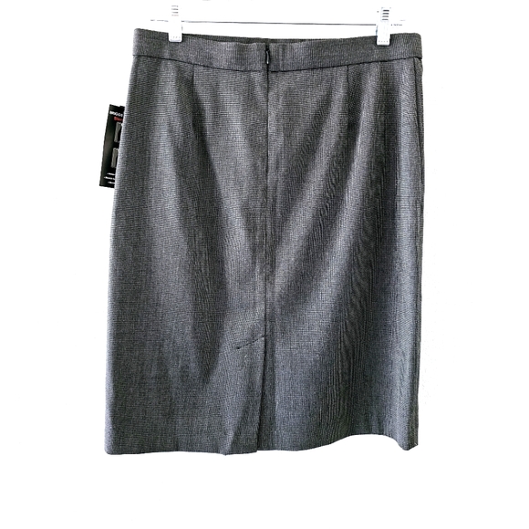 Briggs New York slender fit pencil skirt size 10 gray tweed tummy control NWT - Picture 4 of 9